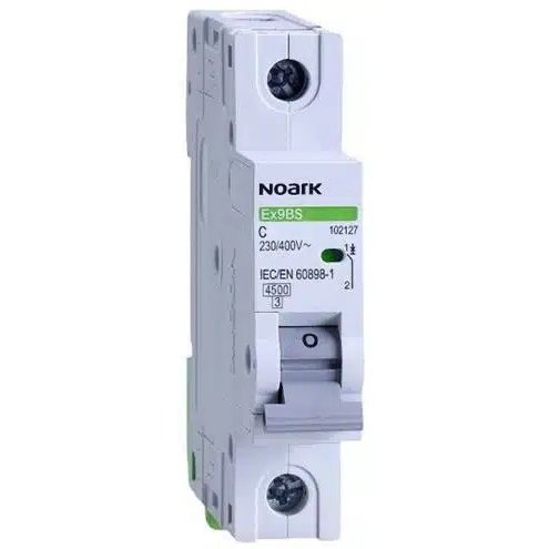 Siguranță automată Noark Ex9BS 1P 2A, curba C, 4.5 kA