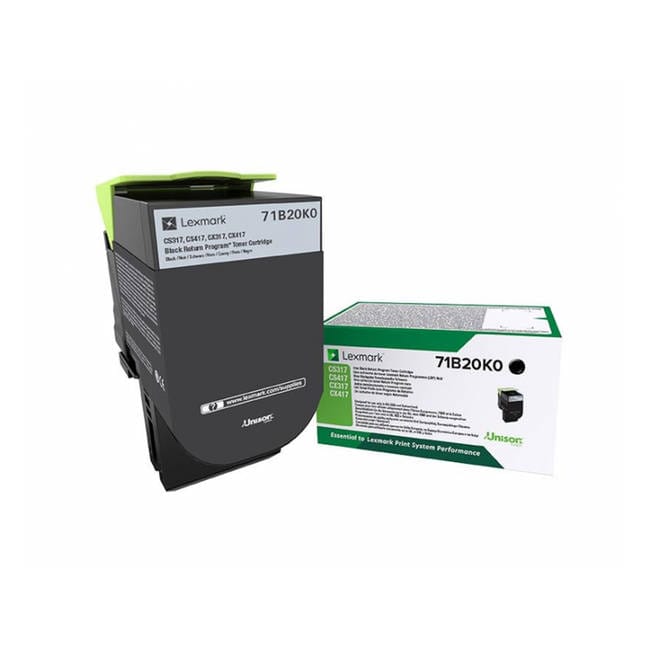Toner Original Lexmark 71B20K0 Negru - 3.000 Pagini - imagine 2