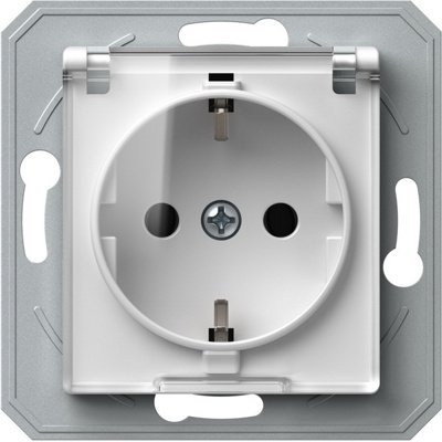 Priza SCHUKO TEM Alb 16A - Siguranță și Design