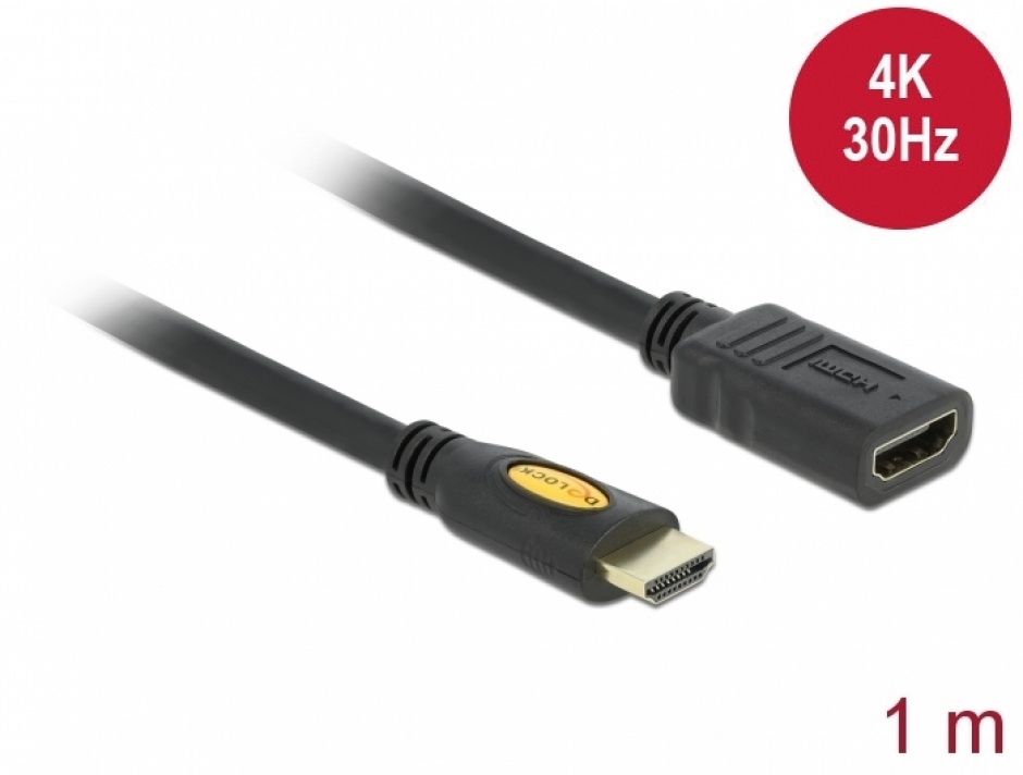 Cablu Prolongitor HDMI 4K 1m Delock