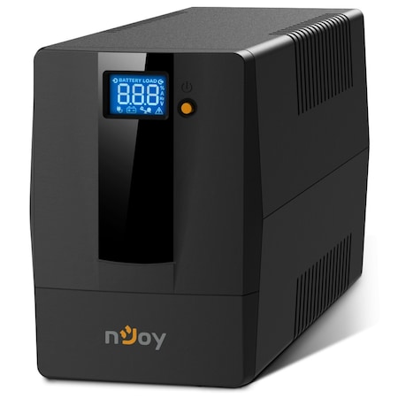 UPS NJOY Horus Plus 600 600VA/360W LCD Tactil Negru