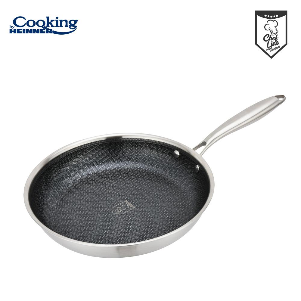 Tigaie Inox Heinner Titanium3 24cm - 3 Straturi Antiaderent