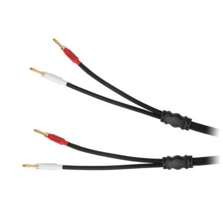 Set 2 Cabluri Audio Banana 3m, Cupru, OEM