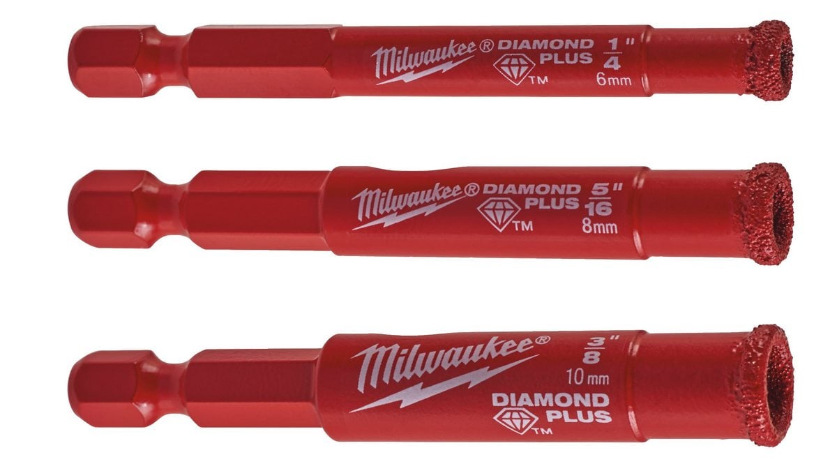 Burghie Diamond Max Milwaukee 6-8-10mm