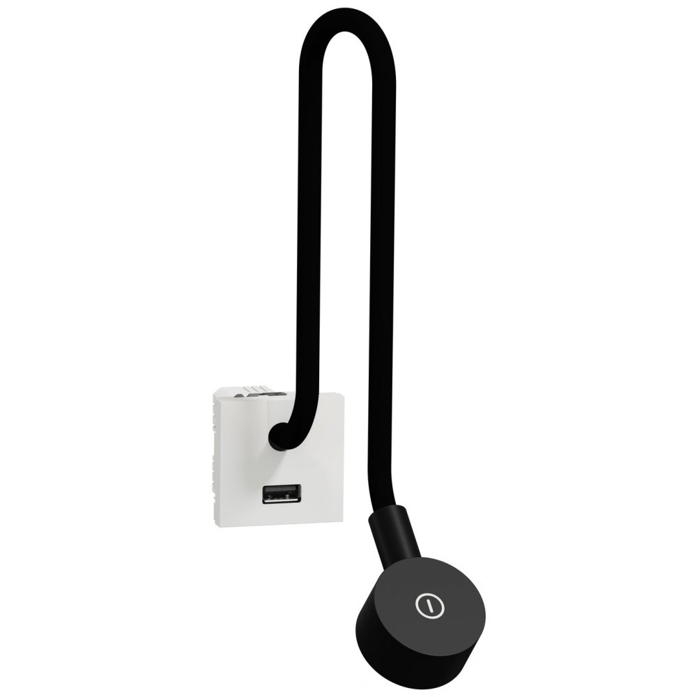 Veioza Schneider Unica cu USB Alimentare - imagine 1