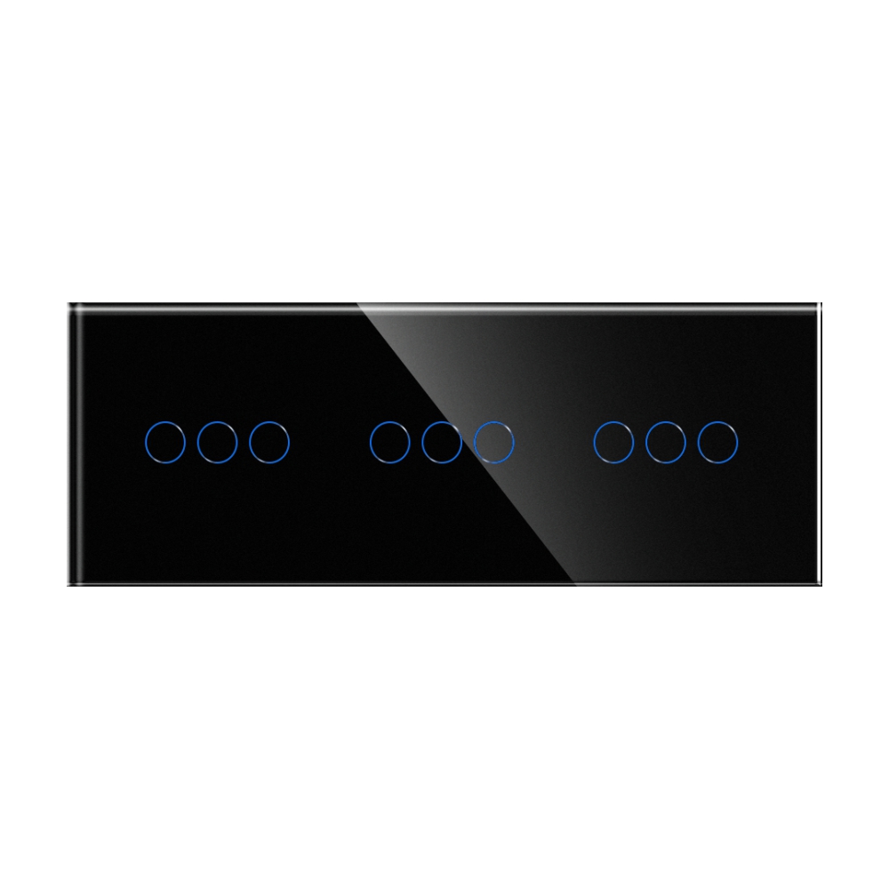 Intrerupator Touch Triplu Sticla LUXION IP45 - imagine 6