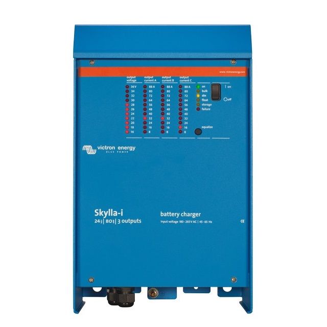 Incarcator Victron Skylla-i 24/80 (3) - 3 Iesiri, 80A, Profesional - imagine 3
