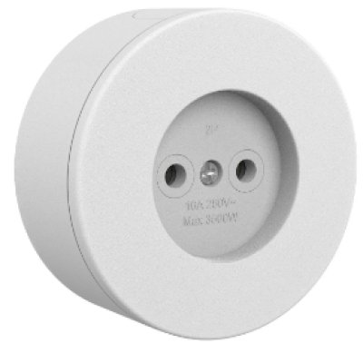 Priza simpla Ovivo OV00855 XONE 16A IP20 montaj aparent