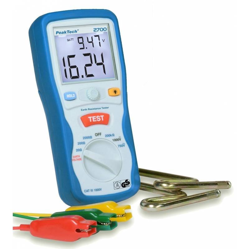 Tester Priză Pământ PeakTech P2700