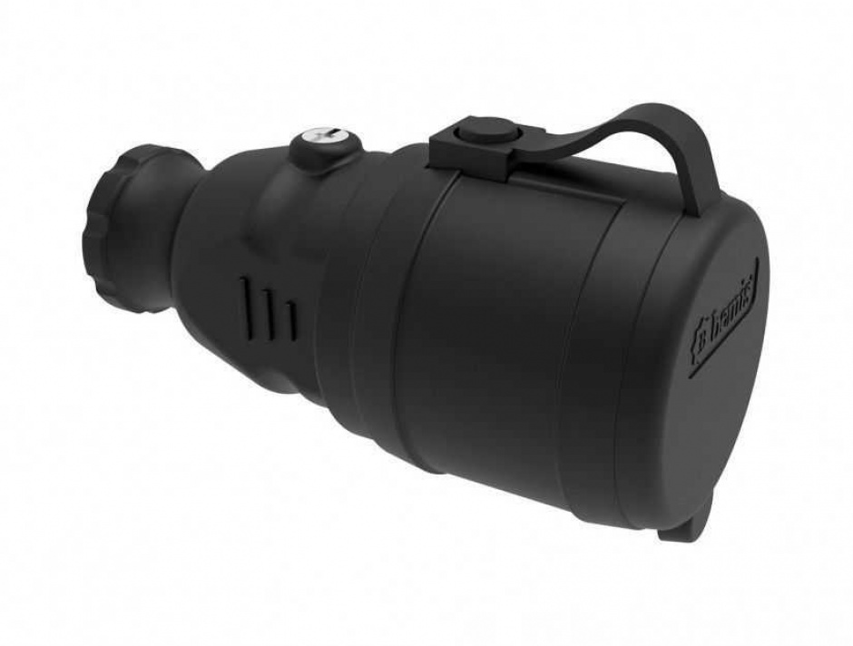 Conector Schuko Mama 16A IP44 cu Capac - Siguranță