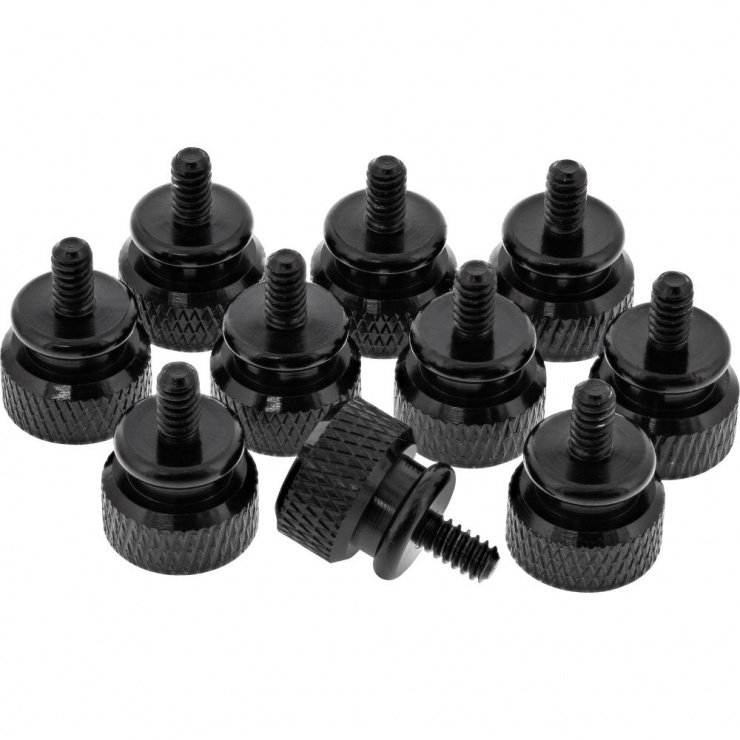 Set 10 Șuruburi Aluminiu InLine pentru Carcasă PC