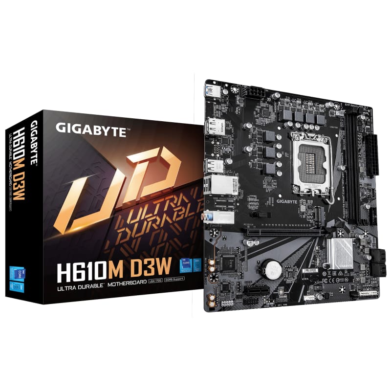 Placă de bază GIGABYTE H610M D3W - Intel H610, DDR4 - imagine 2