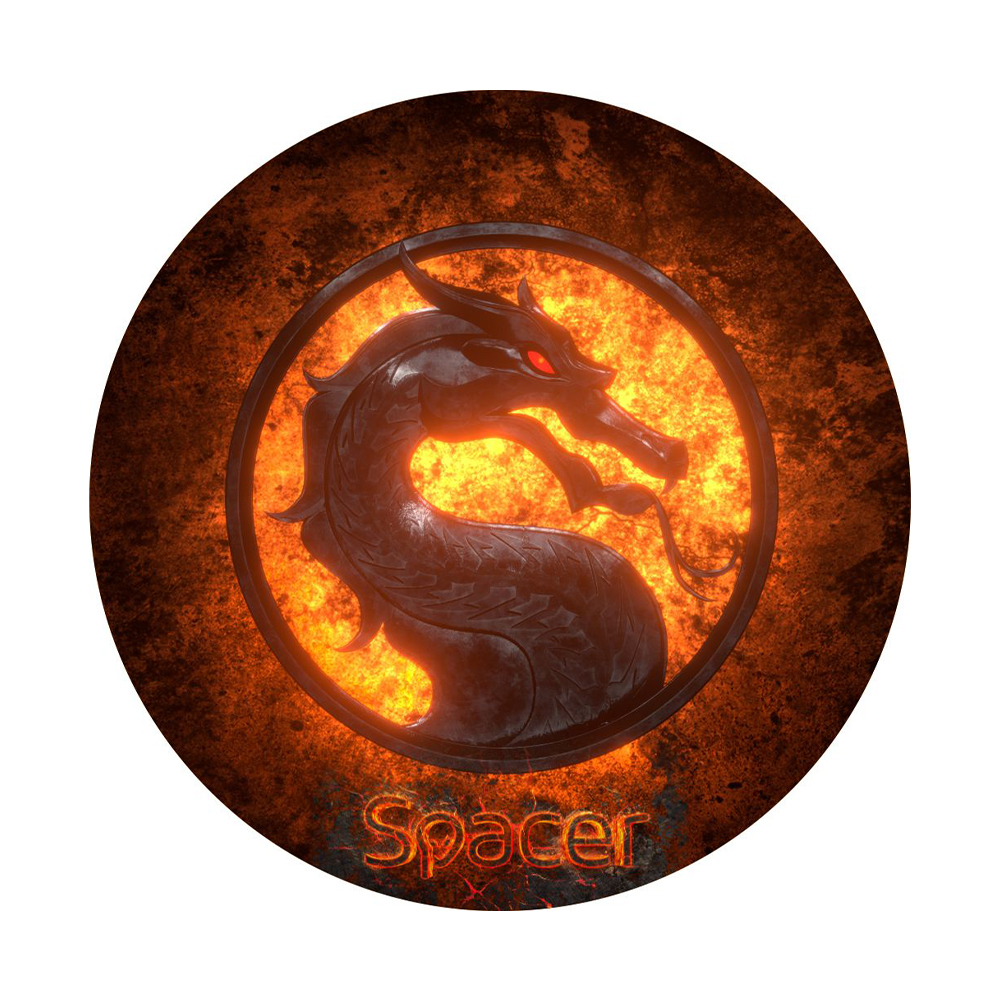 Covor Scaun Gaming Spacer Rotund 120cm - Protectie Parchet