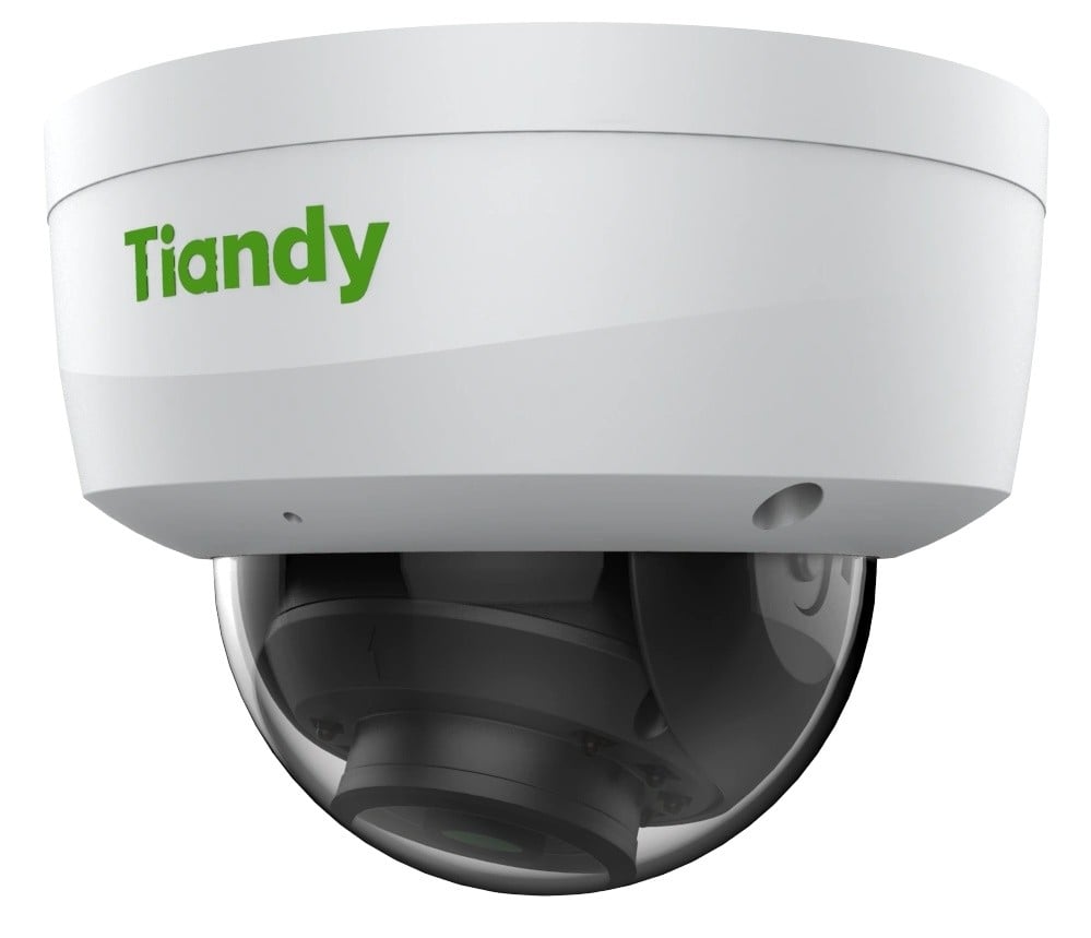Cameră Dome Tiandy 5MP Color Maker, IR 30m, PoE, IP67