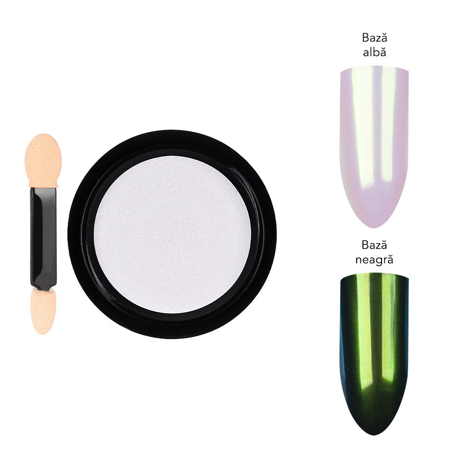 Pigment Aurora LUXORISE Mermaid Green, Efect Metalizat
