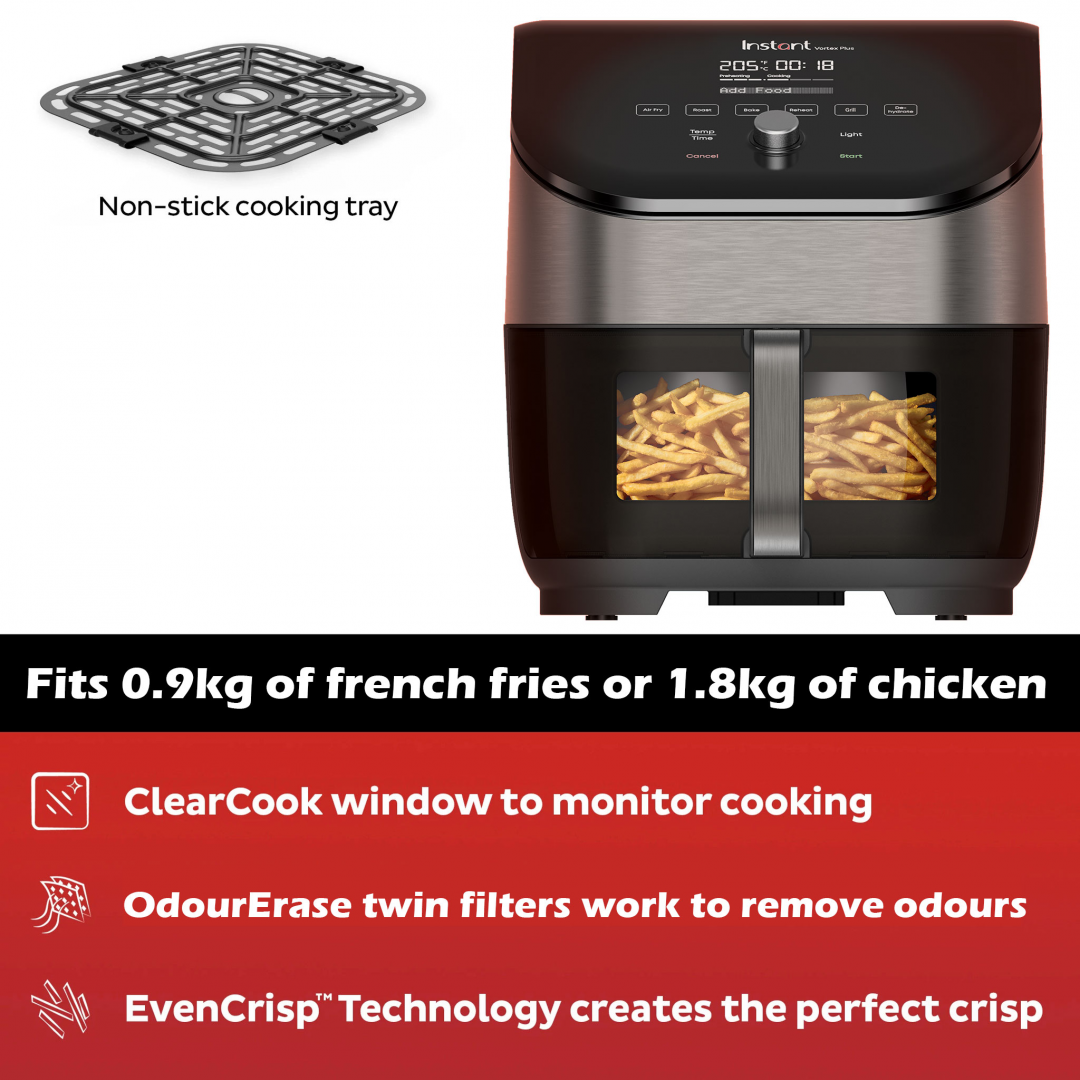 Multicooker Instant Pot Vortex Plus 6L - ClearCook & Odor Erase - imagine 2