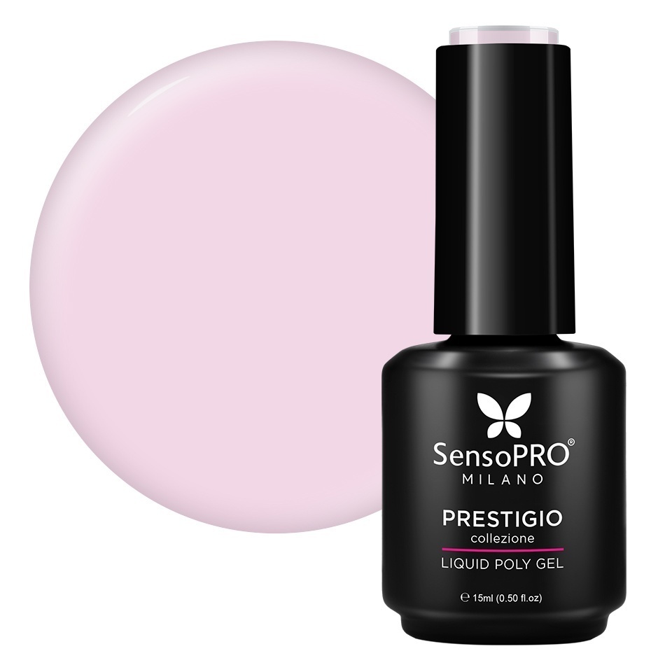 Polygel Lichid SensoPRO Milano PRESTIGIO, Velvet Nectar, 15ml