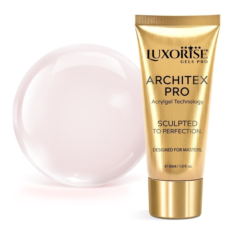 Polygel LUXORISE ARCHITEX PRO - Sculpted Nude Collection, Nude Rose, 30ml