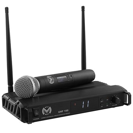 Microfon Wireless Mac Mah UHF 100M, Profesional