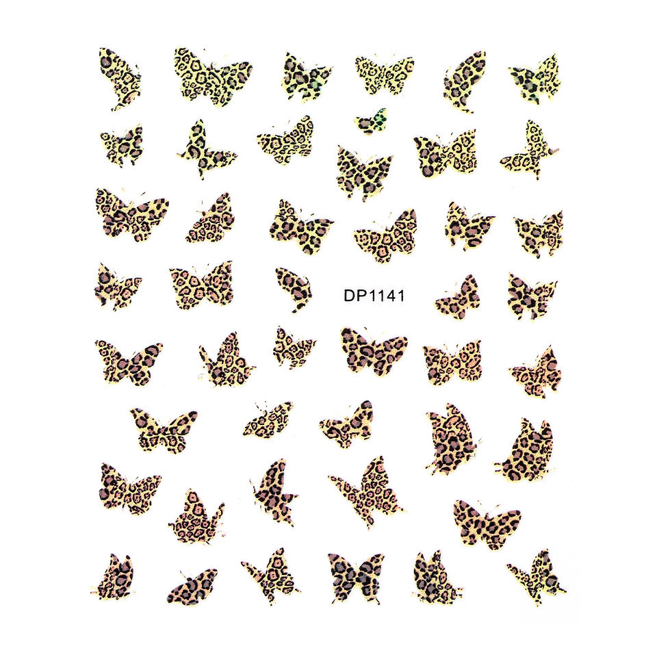 Abtibild Unghii Butterfly Print DP1141 SensoPRO Milano