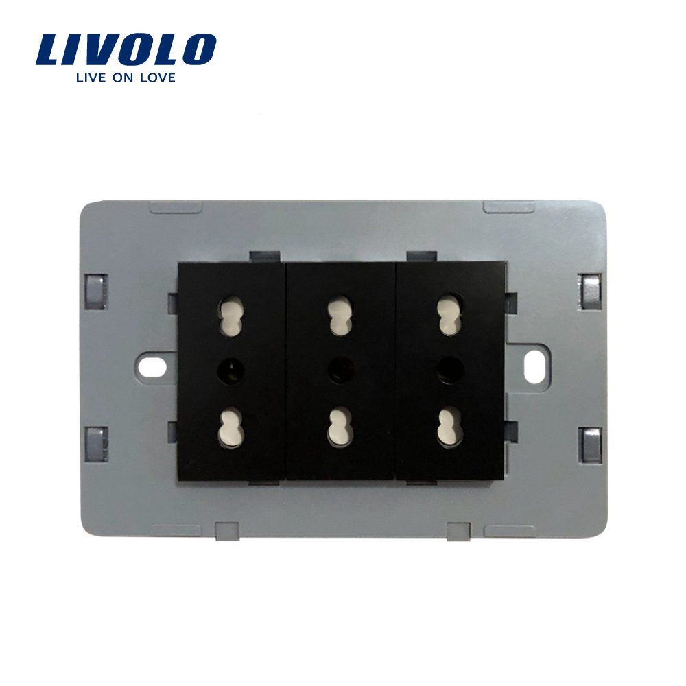 Modul Priză Triplă LIVOLO Italiană - imagine 4