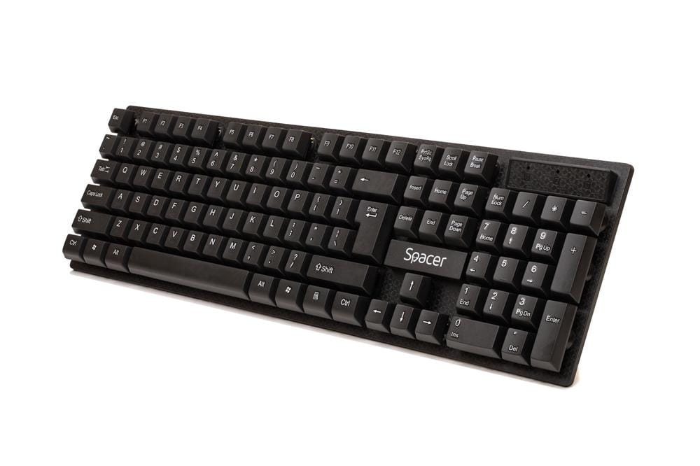 Kit Tastatura si Mouse Wireless Spacer SPDS-1100 Negru - imagine 3