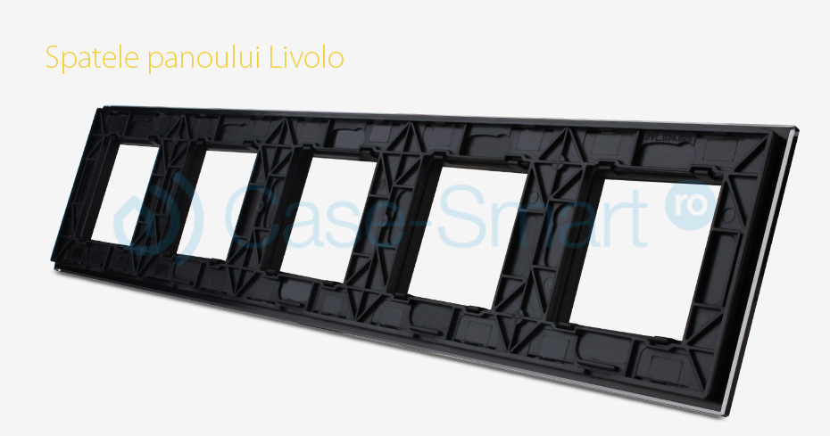 Rama Cvintuplă Sticlă Livolo, Panou Crystal - imagine 9