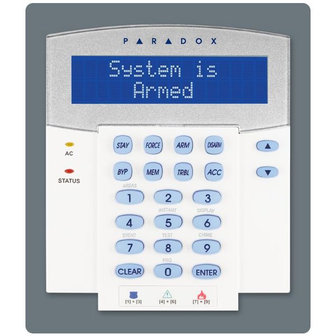 Tastatura Paradox K641R LCD cu Cititor Proximitate