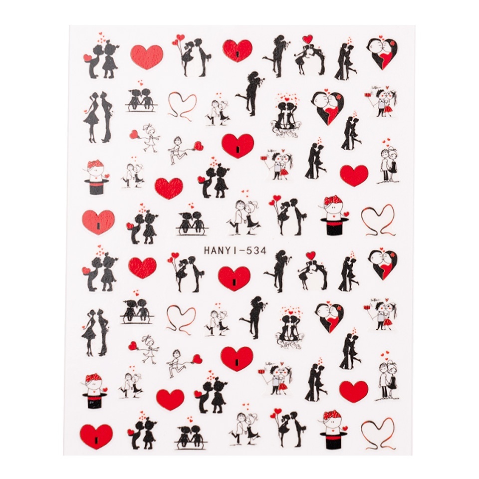 Abtibild Unghii SensoPRO Milano Love Stories