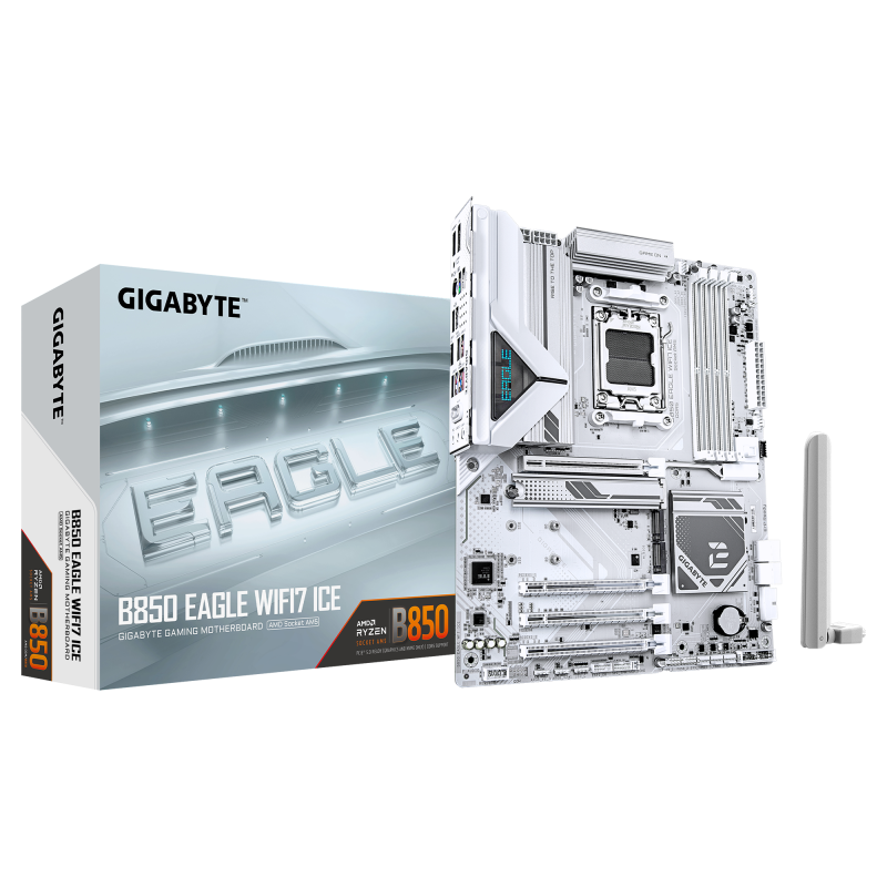 Placă de bază Gigabyte B850 EAGLE WIFI7 AM5 | DDR5, PCIe 5.0 - imagine 1
