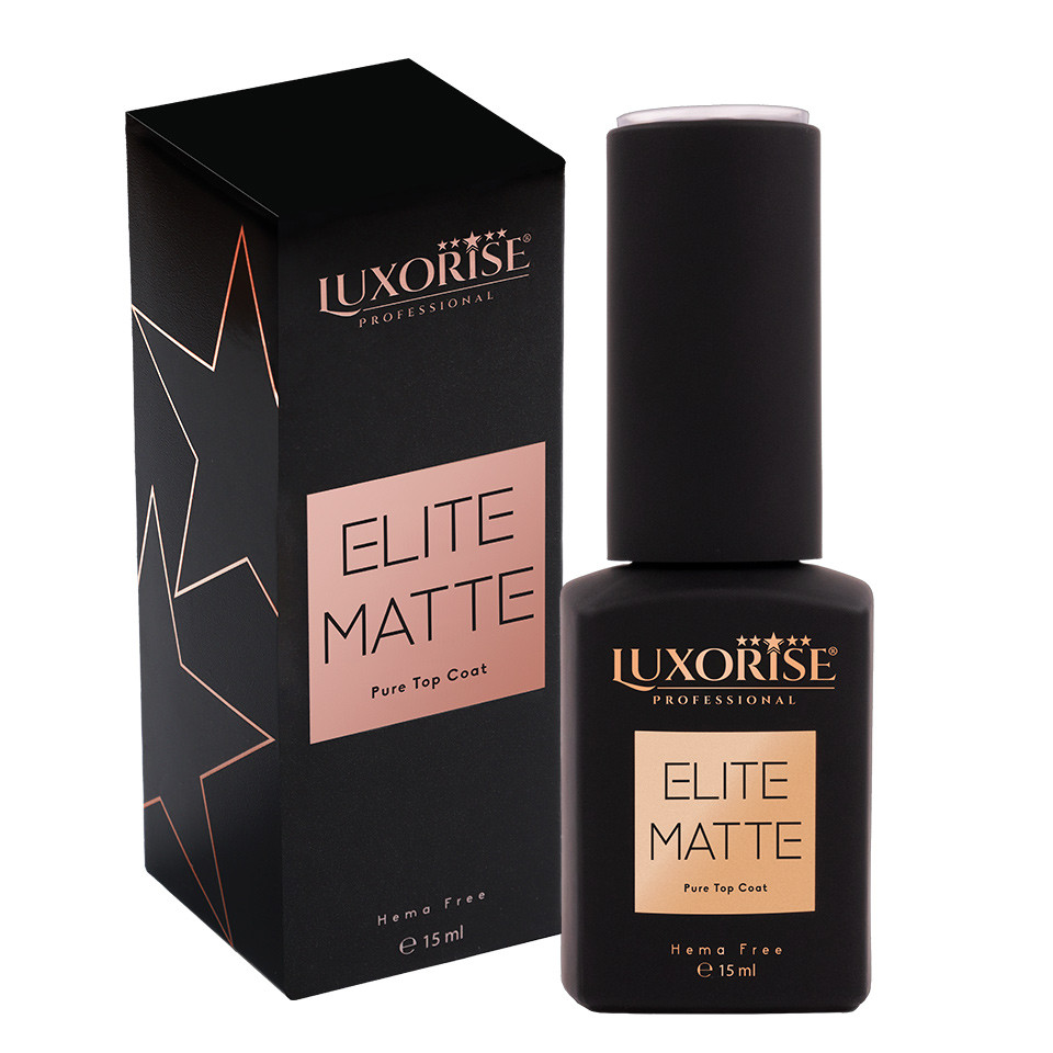 Top Coat Mat Hema Free Luxorise 15ml - Finish Mat Perfect