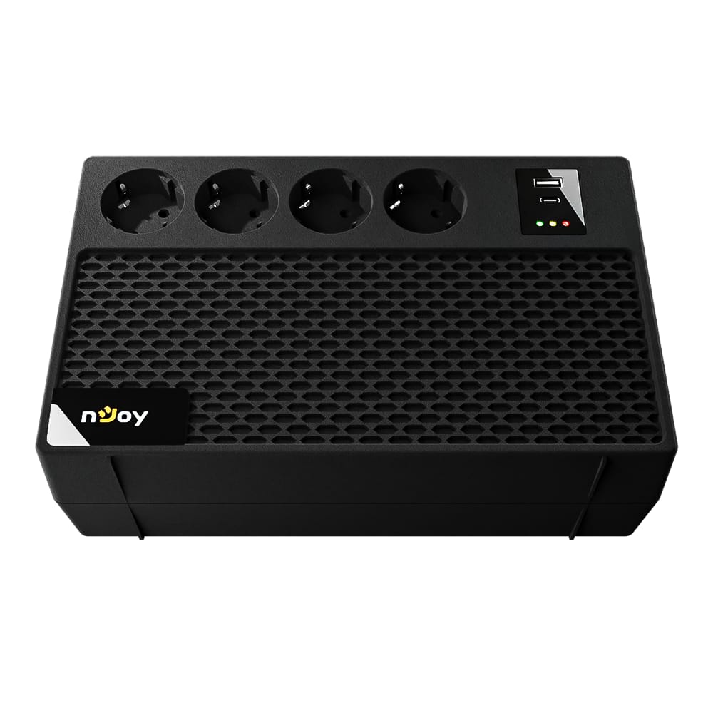 UPS NJOY Renton 650 Plus 650VA - Protecție cu AVR - imagine 5