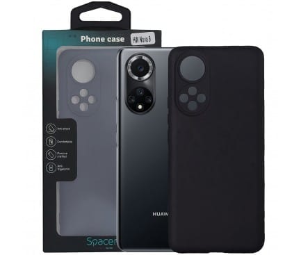 Husă Spacer Huawei Nova 9 TPU Negru - Protecție Ultrasubtire - imagine 2
