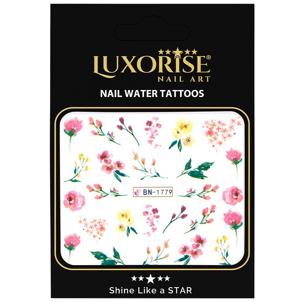 Tatuaj Unghii LUXORISE Flower Insomnia BN-1779, Nail Art