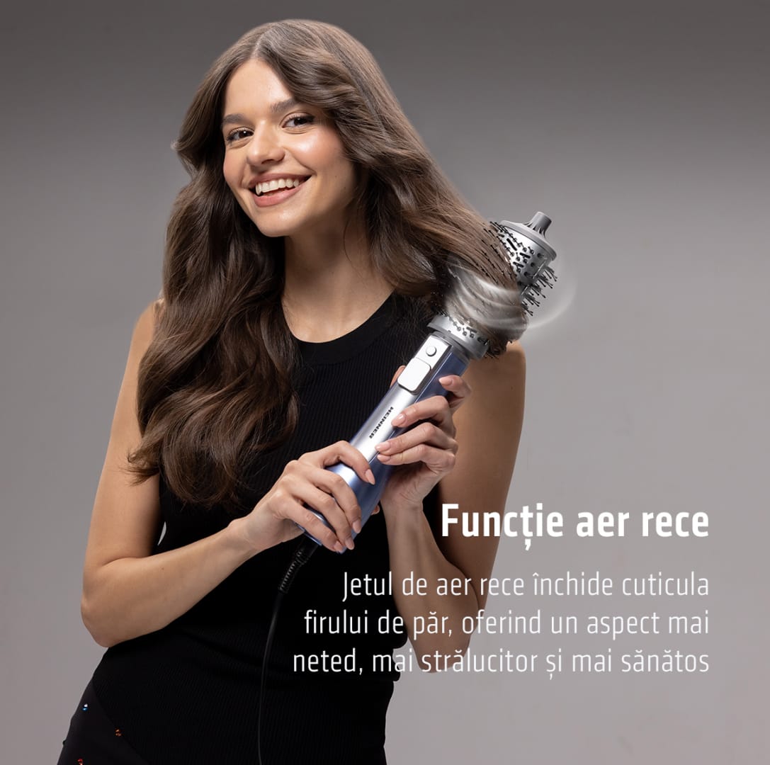 Perie cu Aer Cald Heinner HAB-R12DC-BL2, 1200W, Ionizare - imagine 10