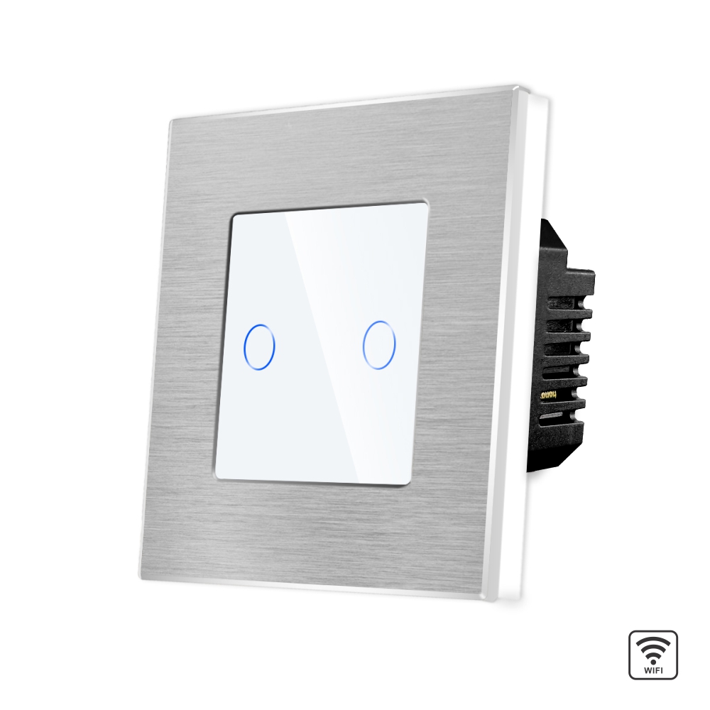 Intrerupator Dublu Wi-Fi Touch Luxion cu Smart Control