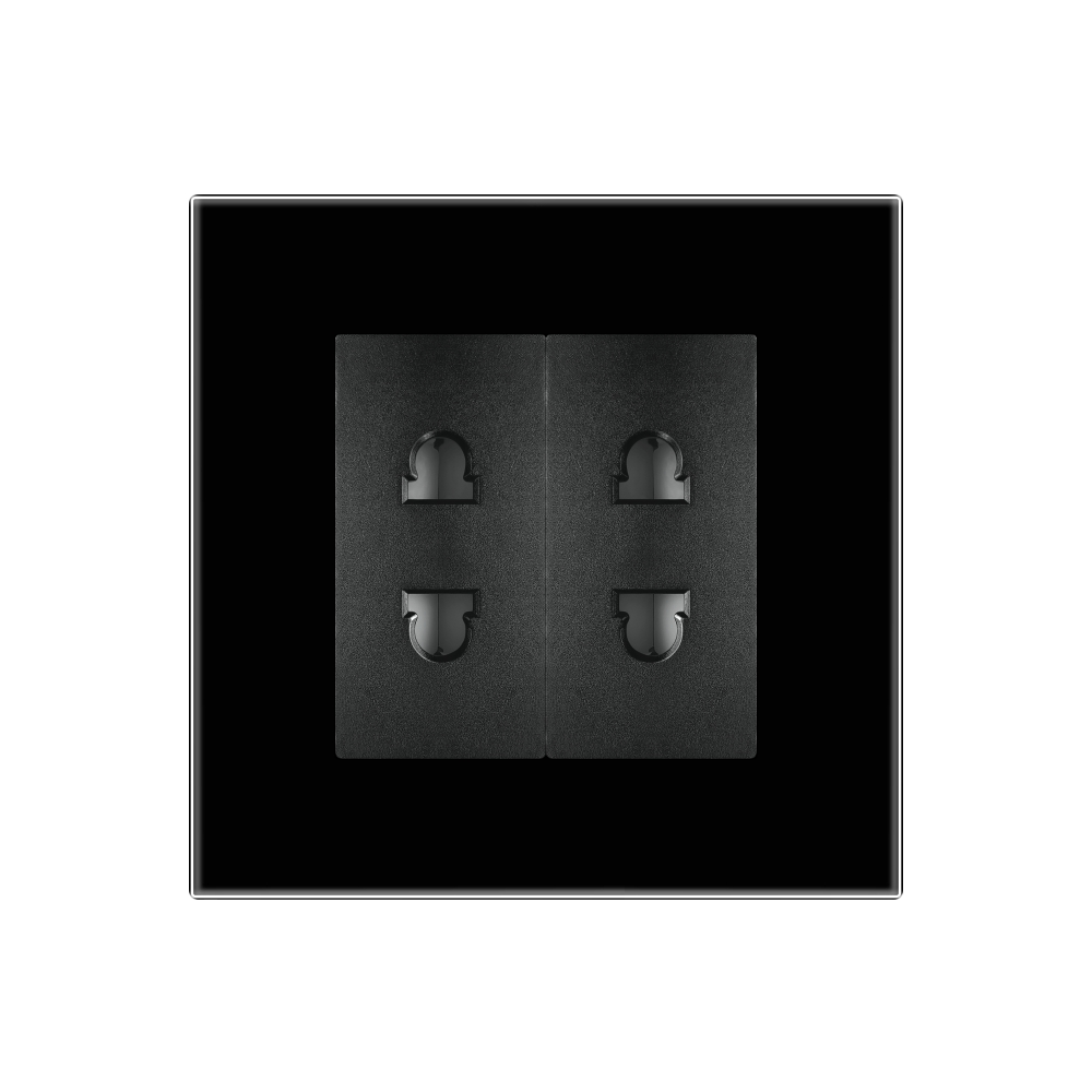 Priza Dubla Sticla LUXION, Design Modern - imagine 6