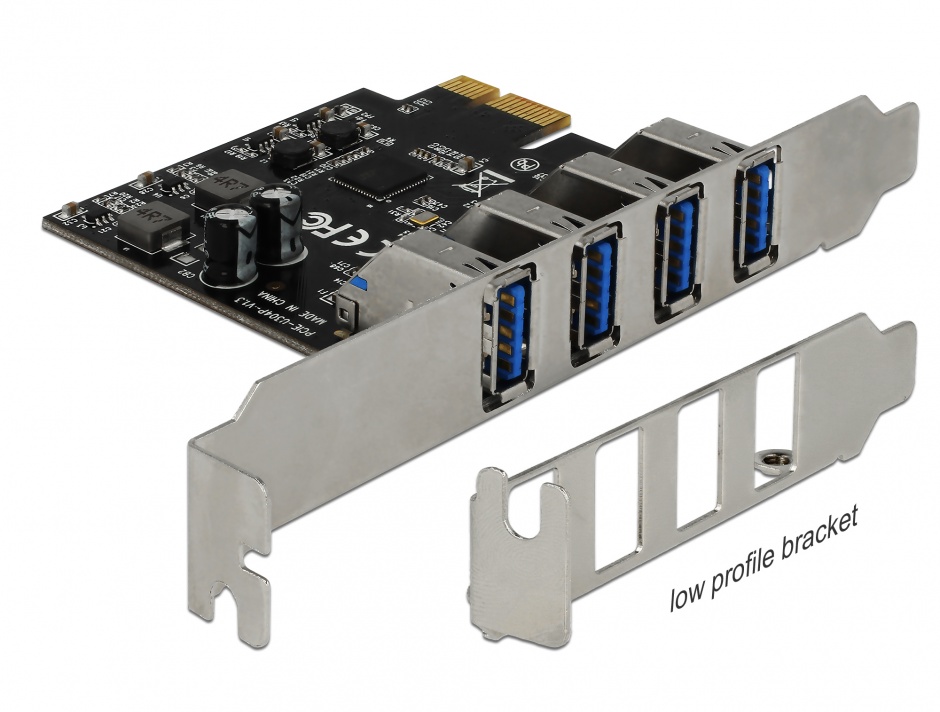 Delock 90304: Card PCI Express 4x USB 3.0 pentru Mac