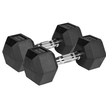 Set 2 Gantere Hex 10kg Rebel Active
