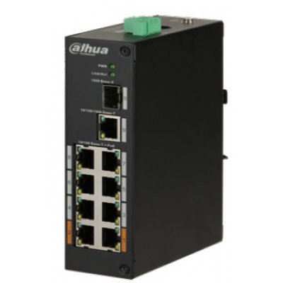 Switch PoE Dahua 8 Porturi, Hi-PoE 96W