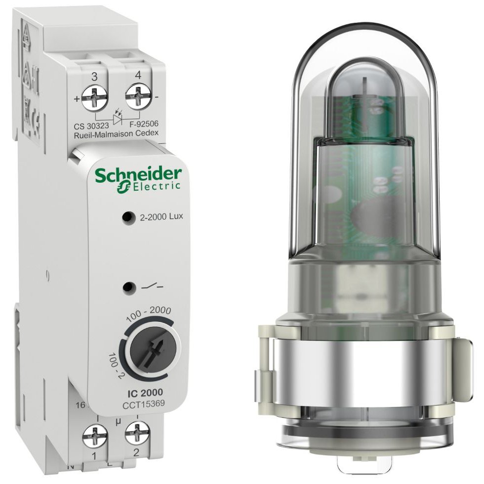 Întreruptor crepuscular Schneider IC2000 cu celulă