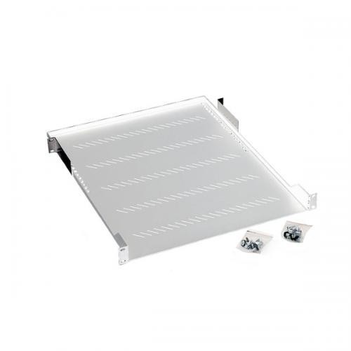Raft Fix Perforat Triton 19" 1U 250mm 40kg - Negru - imagine 1