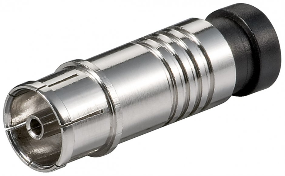 Conector F compresie Goobay G67242, Ø 7mm