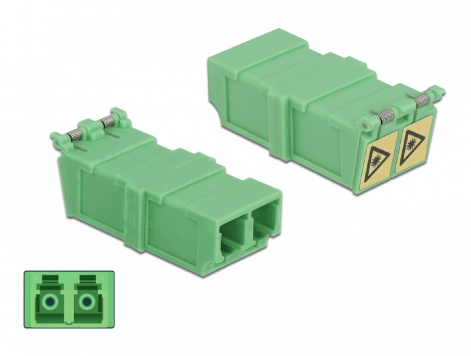 Set 4 Cuple LC Duplex Delock cu Protectie Laser