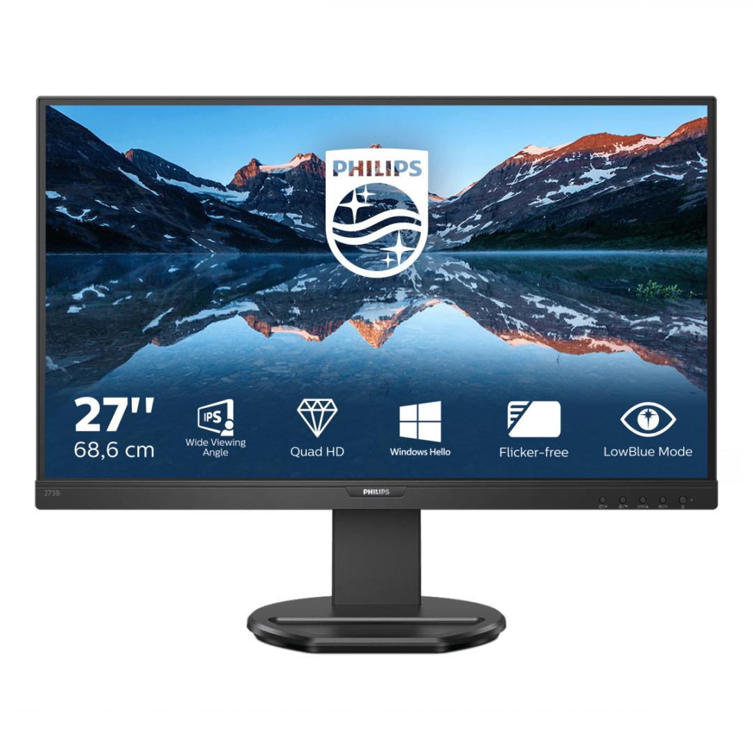 Monitor Philips 27" QHD IPS 276B9/00 - USB-C, Profesional