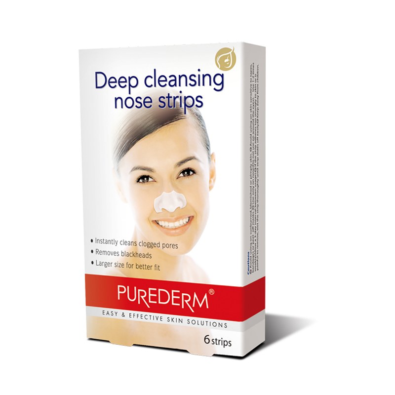 Mască nas Purederm Deep Cleansing, 6 buc