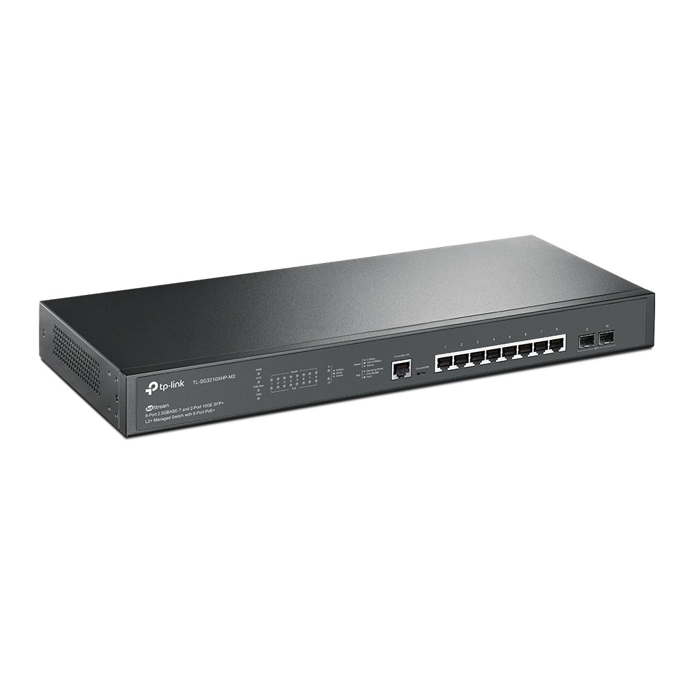 Switch TP-LINK TL-SG3210XHP-M2 8 Porturi 2.5G PoE+ 130W - imagine 2