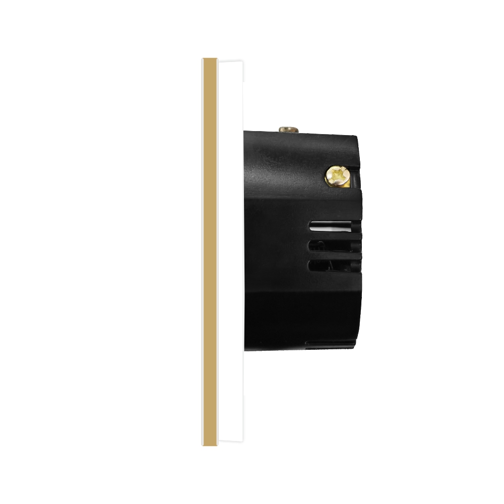 Intrerupator Touch Dublu RF433, Aluminiu/Sticla LUXION - imagine 11