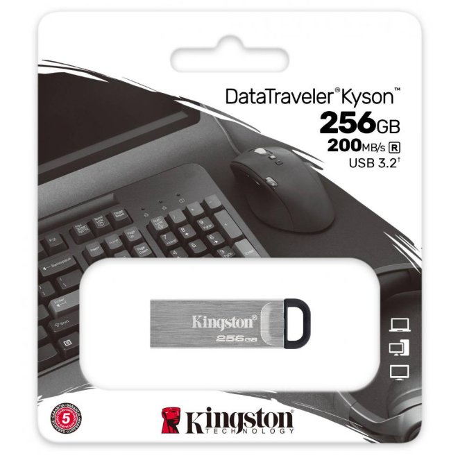 Memorie USB Kingston 256GB DataTraveler Kyson USB 3.2 - imagine 1