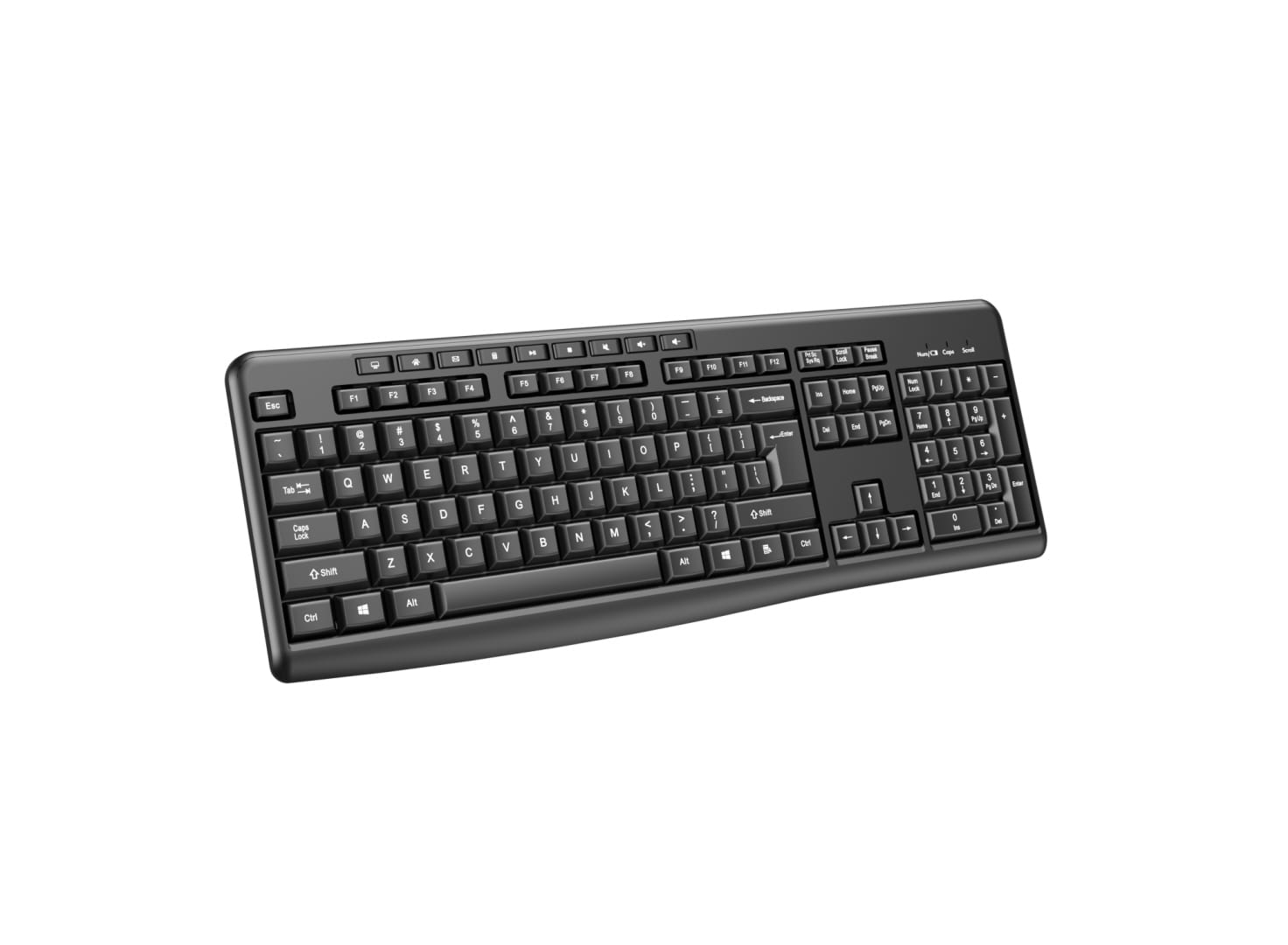 Tastatură Wireless 2.4G Serioux - 113 Taste, Multimedia | Comandă Acum - imagine 3